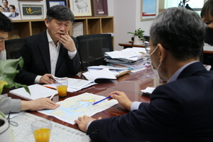 [NSP PHOTO]서동용 의원, 해양수산부와 광양항 발전전략 논의