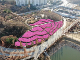 [NSP PHOTO]수원시, 광교호수공원 철쭉동산 조성해 휴식 공간 제공