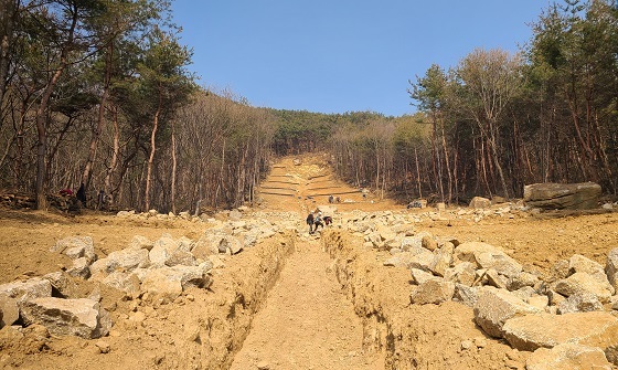 NSP통신-▲아산시가 지난해 집중호우 피해지역 재해복구 공사를 추진한다. (아산시)