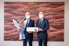 [NSP PHOTO]임용택 전북은행장, 전주시로부터 감사패 수여