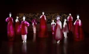 [NSP PHOTO]원광디지털대 김혜순 교수 Dialogue 상춘곡 남원 전시회서 한복 아름다움 알려