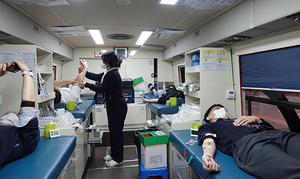 [NSP PHOTO]게임위, 지역사회 혈액수급 안정화 위한 단체헌혈 동참