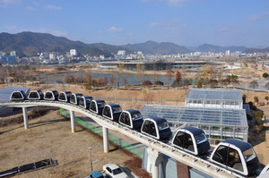 [NSP PHOTO]순천시, 소형경전철 스카이큐브 26일 개통