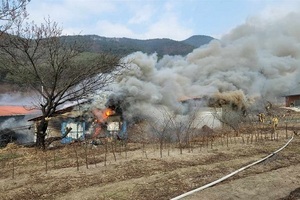 [NSP PHOTO]순천소방서, 대형축사 화재예방대책 추진