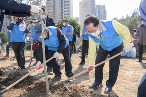 [NSP PHOTO]순천시, 제76회 식목일 기념 천만그루 나무심기 행사 개최