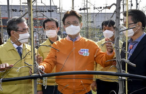 [NSP PHOTO]경북도 농업기술원, 과수화상병 예방 위한 약제방제 연시교육 실시