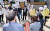 [NSP PHOTO]허태정 대전시장, 현안사업 현장 방문…시민과 소통