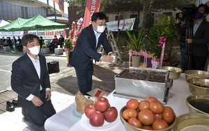 [NSP PHOTO]장수군 농민회, 풍년기원 영농발대식