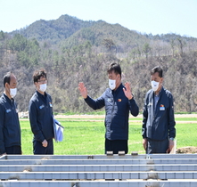 [NSP PHOTO]윤경희 청송군수, 발로 뛰는 현장행정 눈길