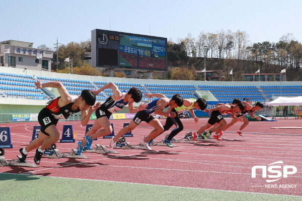 NSP통신-예천군 공설운동장에서 14일부터 오는 18일까지 5일간 제50회 춘계 전국 중·고등학교 육상경기대회와 제9회 춘계 전국 초등학교 육상경기대회가 개최된다. (예천군)