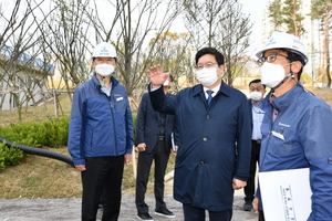 [NSP PHOTO]염태영 수원시장, 대유평공원 조성 현장 점검