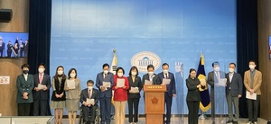 [NSP PHOTO]국민의힘 초선의원 56명, 소상공인 손실보상 소급적용 4월 국회 처리 호소