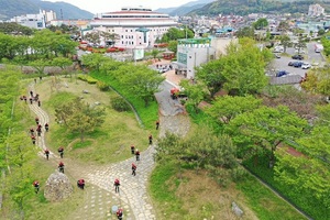 [NSP PHOTO]구례군, 산불발생 대비 산불진화 자체훈련 실시