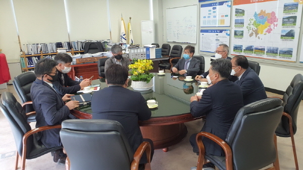 NSP통신-강상구 해남부군수, 전남테크노파크 방문 (해남군)