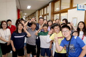 [NSP PHOTO]박승원 광명시장, 취임후 학교환경개선사업 37억3천만원 투입