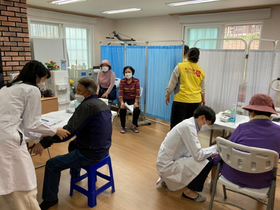 [NSP PHOTO]영양군보건소·경북대학교병원, 찾아가는 통증 완화 전문 진료 실시