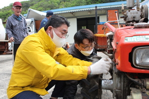 [NSP PHOTO]광양농협, 농기계 순회수리 봉사