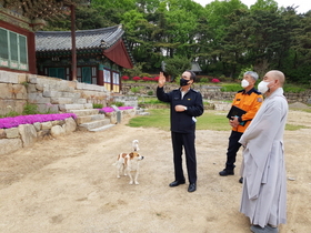 [NSP PHOTO]구미소방서, 부처님 오신 날 대비 전통사찰 화재안전컨설팅 실시