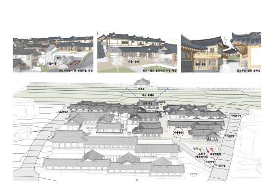 NSP통신-남수동 한옥체험마을 조성사업 설계공모 당선작. (수원시)