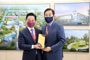 [NSP PHOTO]영암 삼호지구에 KLPGA 골프타운 조성을 위한 업무협약 체결