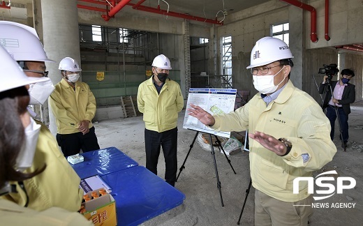 [NSP PHOTO]장영수 장수군수, 군정 주요사업장 현장방문 점검