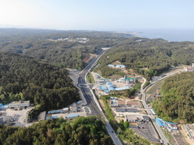 [NSP PHOTO]울진군, 울진대로 (고성 IC~북부삼거리) 왕복 4차선 도로 부분 개통