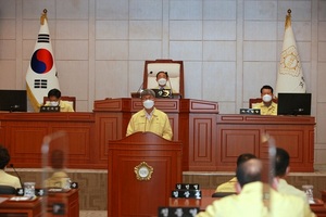 [NSP PHOTO]고흥군의회, 코로나19 대응 위해 임시회 축소 운영