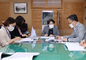 [NSP PHOTO]강진군, 재정 신속집행 추진상황 보고회 개최