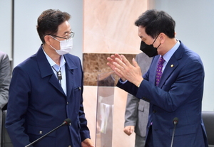 [NSP PHOTO]이철우 경북도지사, 국민의 힘 김기현 원내대표에 지역현안 강력 건의