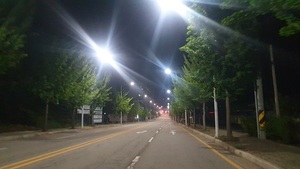 [NSP PHOTO]당진시, 노후 가로등 고효율 LED 조명으로 교체완료