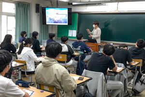 [NSP PHOTO]대구가톨릭대, 신명고에서 전공 탐색의 날 운영