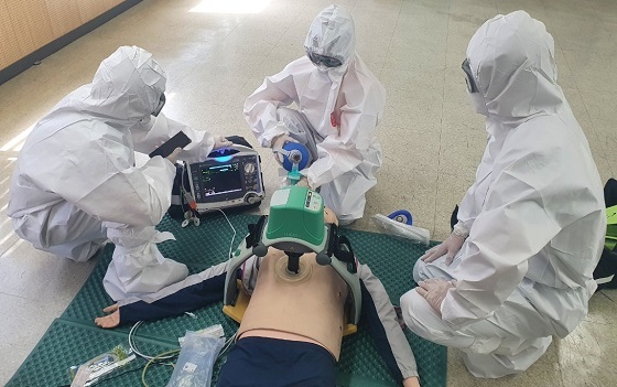 NSP통신-▲대전시가 코로나19 CPR 집중 교육·훈련을 완료했다. (대전광역시)