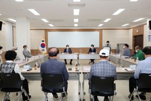 [NSP PHOTO]한대희 군포시장, 보훈단체장 10명과 소통간담회