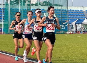 [NSP PHOTO]경산시청 육상부, 제49회 KBS배 전국육상경기대회 금4, 은1 획득