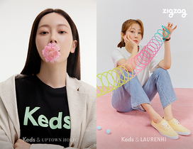 [NSP PHOTO]지그재그 업타운홀릭로렌하이케즈와 브랜드 콜라보 진행