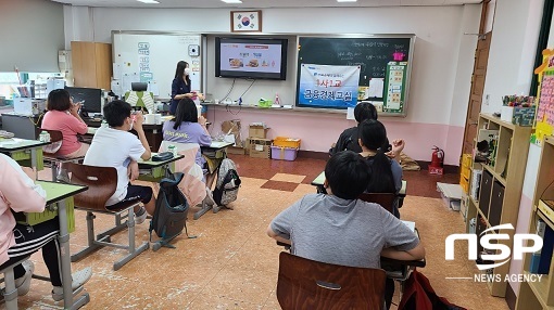 [NSP PHOTO]전북은행, 완주 용봉초교 1사1교 금융교육 실시