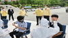 [NSP PHOTO]경북교육청, 포항제철공업고등학교 이동검체 검사 실시