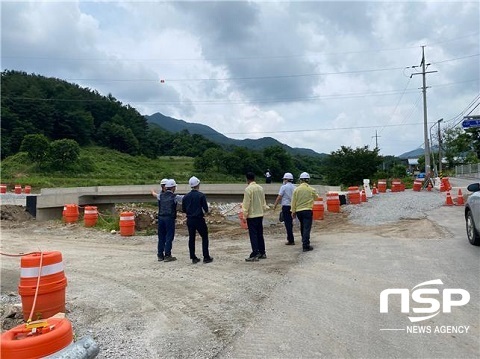 [NSP PHOTO]장수군, 장마철 집중호우 피해 예방 하천시설물 점검