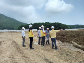 [NSP PHOTO]김포시, 우기·폭염 및 코로나19 대비 공동주택 건설현장 안전점검