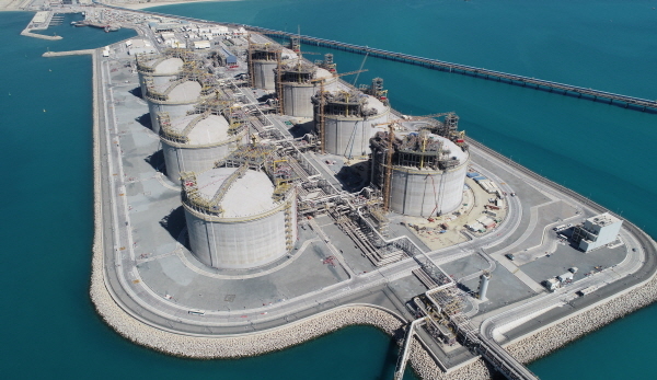 NSP통신-쿠웨이트 알주르 LNG생산기지 전경 (한국가스공사)