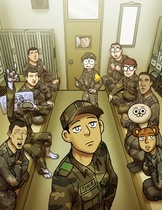 [NSP PHOTO]이미지나인컴즈 장삐쭈 애니메이션 신병 드라마로 제작푸른거탑 민진기 연출