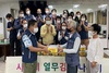 [NSP PHOTO]고흥군 과역면 주민자치위원회, 사랑의 열무김치 나누기