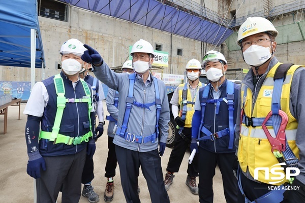 NSP통신-정재훈 한국수력원자력 사장이 3일 고리원자력본부와 새울원자력본부 특별점검을 시행하고 있다. (한수원)