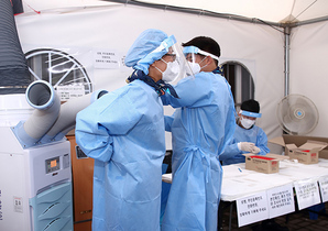 [NSP PHOTO]LG디스플레이, 코로나19와 폭염으로 지친 의료진 지원