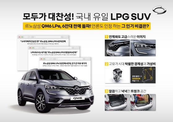 NSP통신-국내 유일 LPG SUV_QM6 LPe (르노삼성자동차)