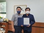 (NSP NEWS Image)조광희 경기도의원, 안양외국어고등학교 감사장 받아