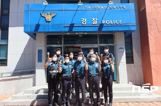 [NSP PHOTO]임종명 군산경찰서장, 지역경찰 현장 방문