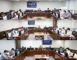 [NSP PHOTO]안산시의회 3개 상임위, 市 집행부와 간담회 열어