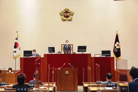 NSP통신-26일 5일간 일정으로 개회한 성남시의회 제266회 임시회. (성남시의회)