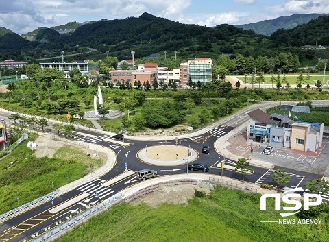 [NSP PHOTO]장수군, 장수파출소 앞 회전교차로 개통